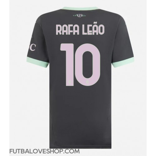 Dres AC Milan Rafael Leao #10 Tretina pre Ženy 2024-25 Krátky Rukáv